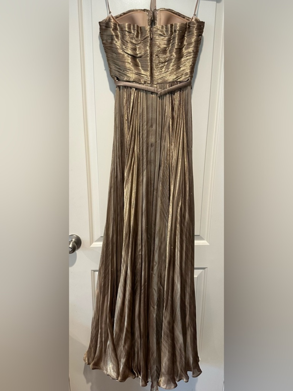 Miu Miu Halter Gown Metallic Embellished Gown One of a Kind - Picture 5 of 11